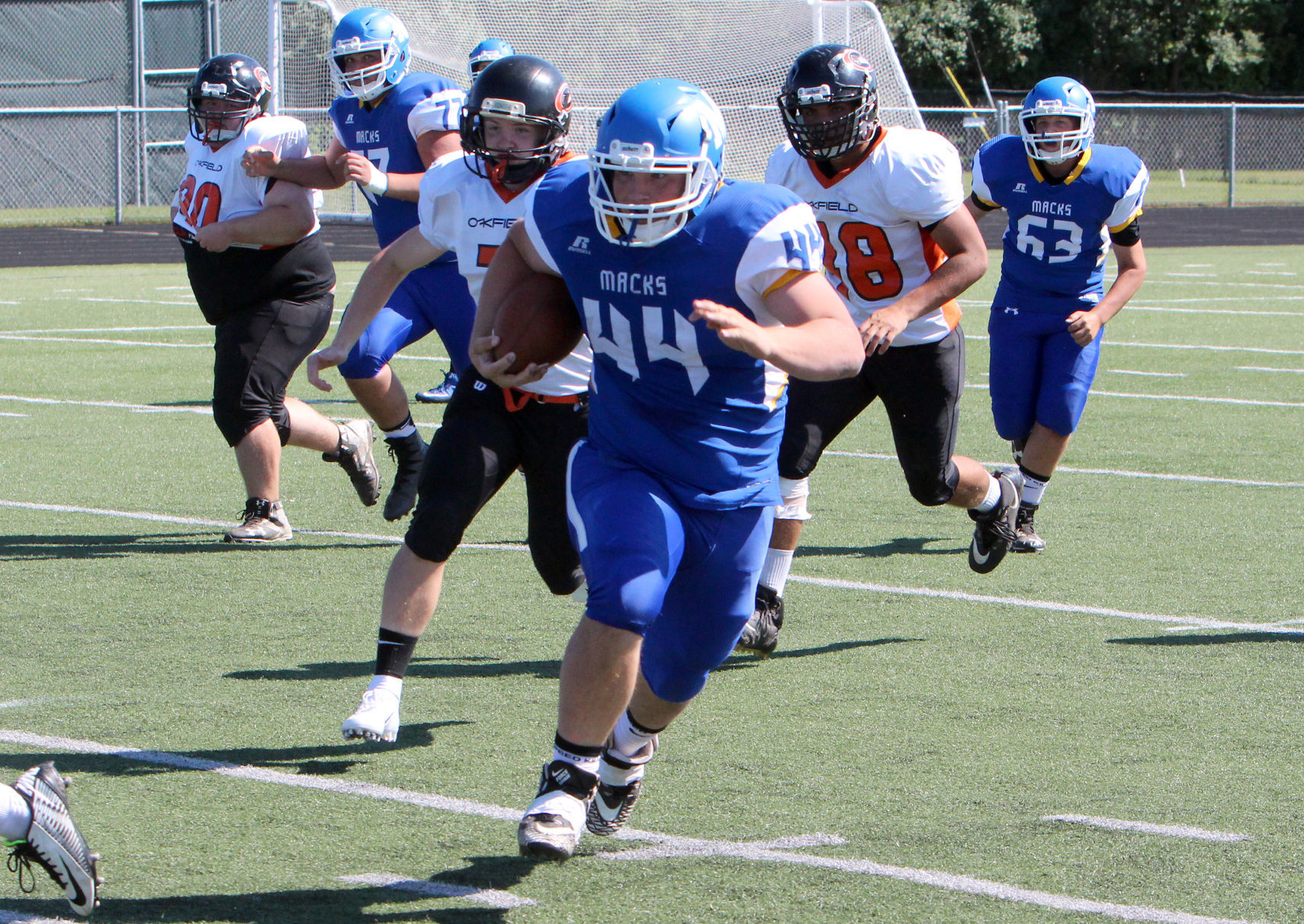 Oakfield at McDonell football 9-8-18